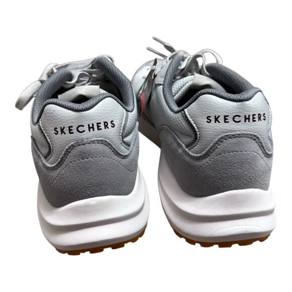 NEW SKECHERS Men's Fury Retro Jogger Sneaker Grey size 11.5 - Picture 4 of 10